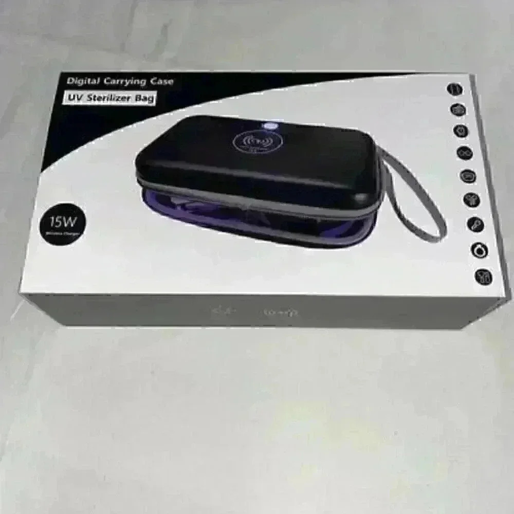 OEM Portable Wireless Fast Charger Smartphone Sterilizer Box,$79.95 MSRP